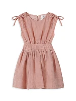 Little Girl's & Gauze Sleeveless Dress