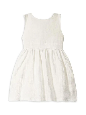 Little Girl's & Gauze Sleeveless Dress