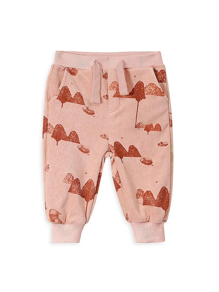 Baby's Printed Fleece Joggers