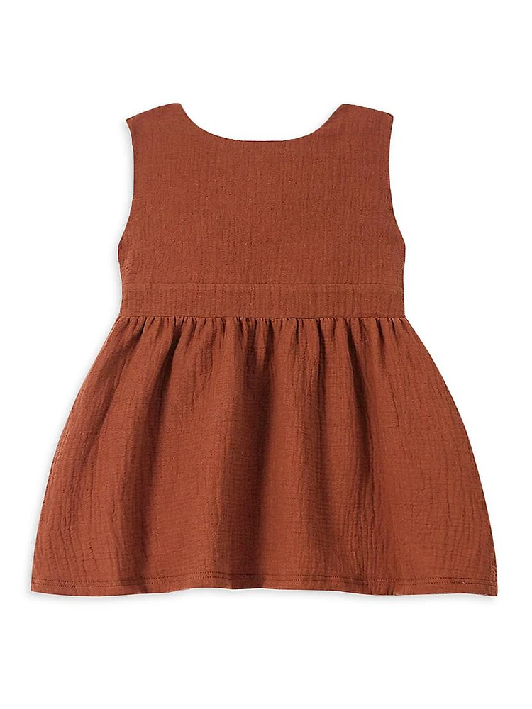 Baby Girl's Seersucker Sleeveless Dress