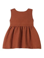 Baby Girl's Seersucker Sleeveless Dress