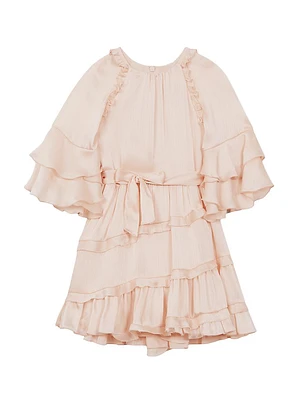 Little Girl's & Polly Ruffled Tiered Dress