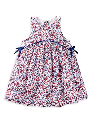 Baby Girl's Ditsy Floral Smock Dress