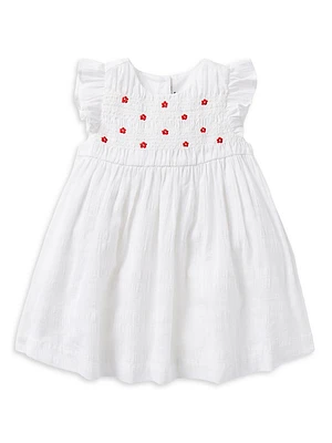 Baby Girl's Smocked Embroidered Dress