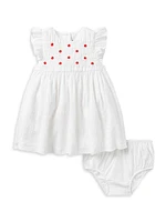 Baby Girl's Smocked Embroidered Dress