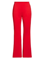 Mid-Rise Wide-Leg Pants