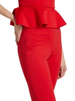 Mid-Rise Wide-Leg Pants