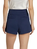 Narin High-Waist Buttoned Shorts