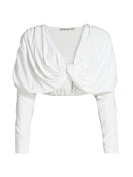 Elda Draped Crop Top