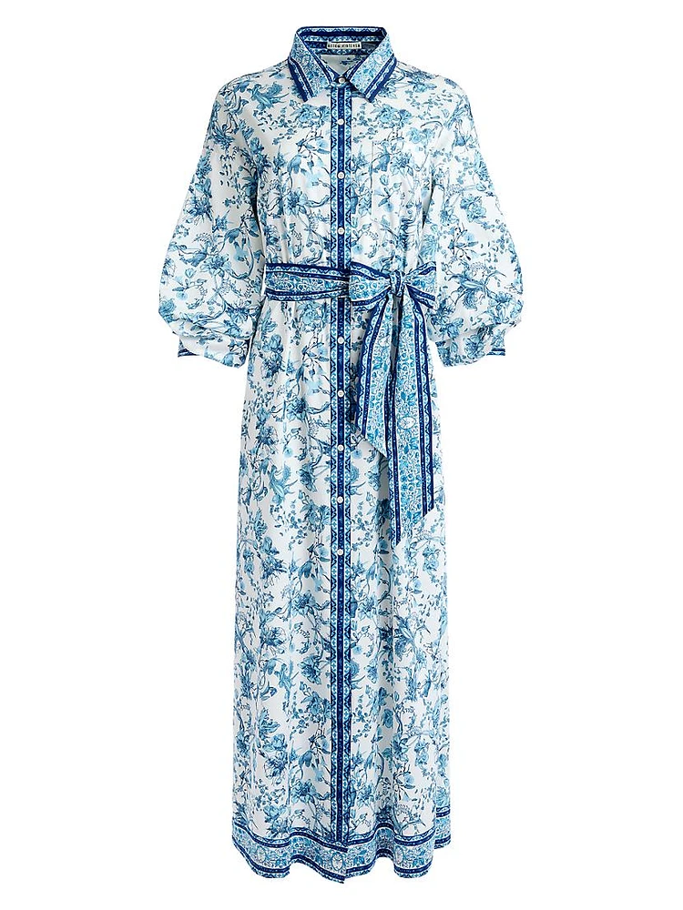 Tanika Floral Belted Shirtdress