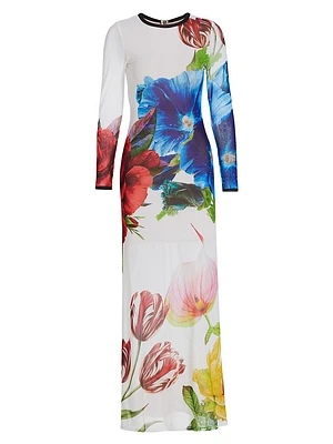 Delora Floral Maxi Dress