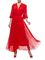 Vernia Pleated Maxi Dress