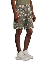 Camouflage Cotton Shorts