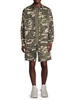 Camouflage Cotton Shorts