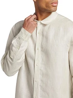 Peters Pinstriped Linen Shirt