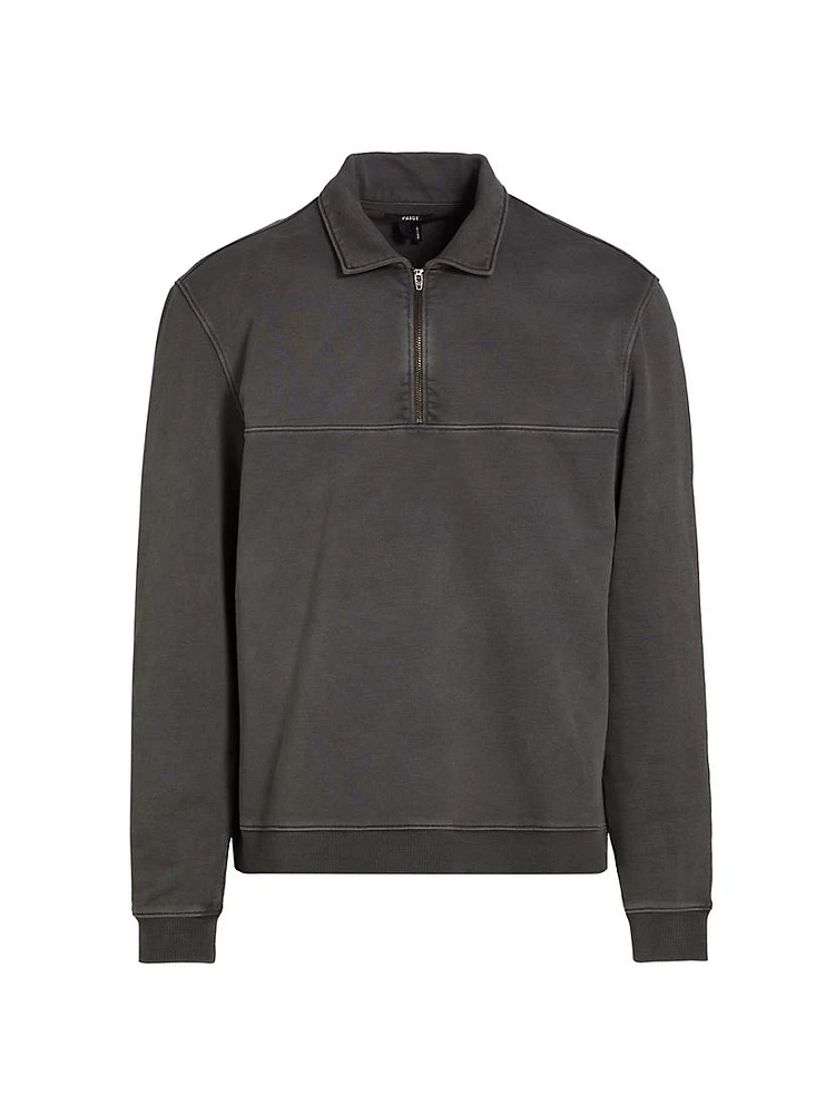 Davion Cotton Quarter-Zip Sweatshirt