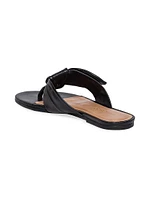 Harmony Leather Soft Bow Sandals