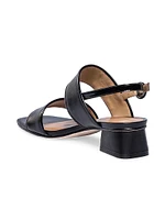 Jasper Leather Slingback Sandals