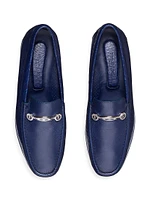 Deerskin and Crocodile Leather Loafers