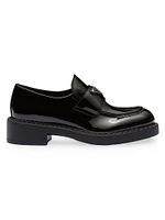 Chocolate Patent Leather Loafers