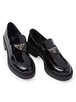 Chocolate Patent Leather Loafers