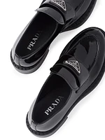 Chocolate Patent Leather Loafers