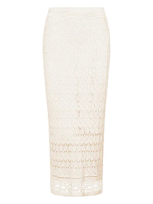 Calabria Crocheted Maxi Skirt