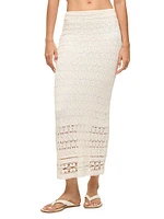 Calabria Crocheted Maxi Skirt