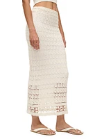 Calabria Crocheted Maxi Skirt