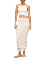 Calabria Crocheted Maxi Skirt