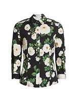 Icon Floral Stretch-Cotton Shirt