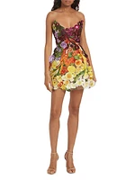 Floral Embroidered Minidress