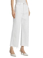 Taylor High-Rise Cropped Wide-Leg Jeans