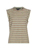 Dree Striped Jersey Muscle Tee