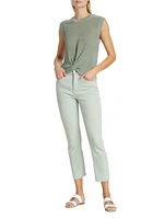 Carly Cropped Kick Flare Jeans