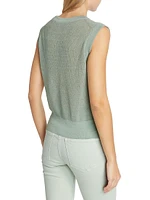 Kellen Linen Knotted Sleeveless Sweater