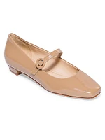 Gabriela Patent Mary Jane Flats