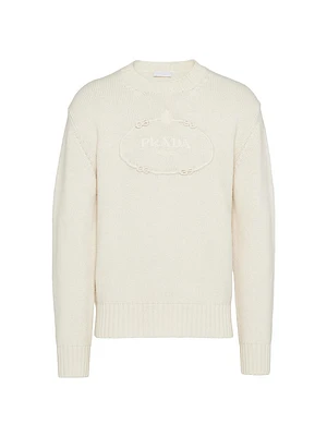 Wool and Cashmere Crew-Neck Sweater