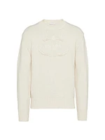 Wool and Cashmere Crew-Neck Sweater