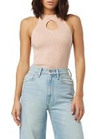 Ribbed Merino Wool Crop Top