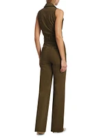 Sasha Tie-Waist Jumpsuit