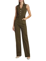 Sasha Tie-Waist Jumpsuit