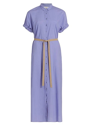 Linnet Cotton Midi Shirtdress