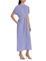 Linnet Cotton Midi Shirtdress