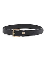 Leather Logo Belt