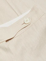 Owen Linen-Blend Flared Trousers