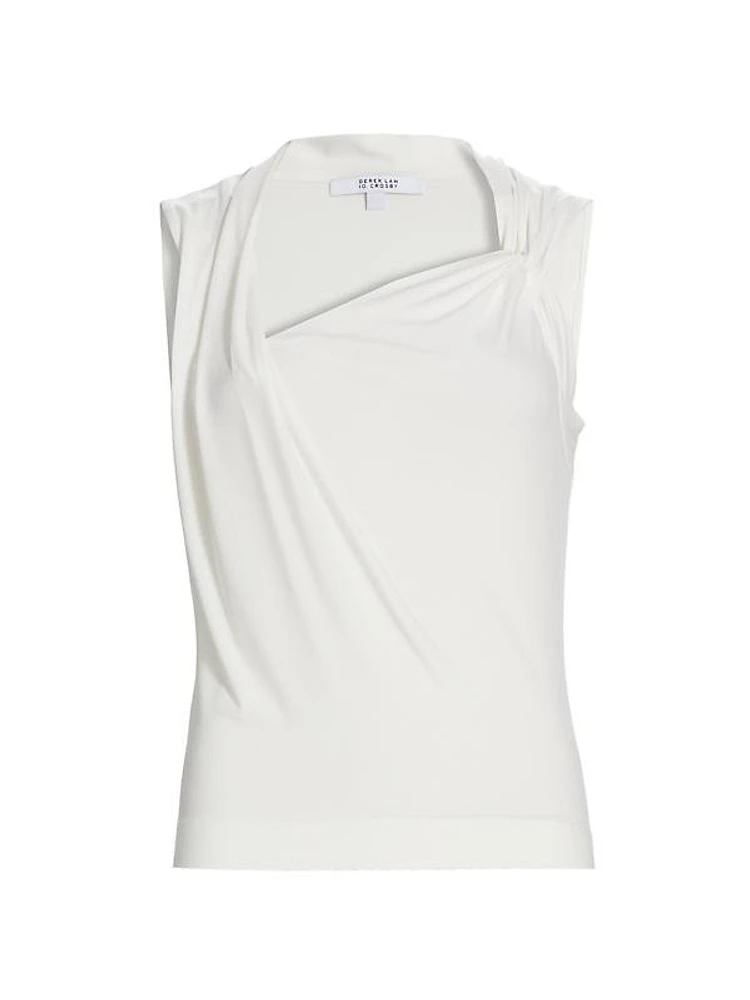 Alya Asymmetric Draped Top