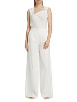 Alya Asymmetric Draped Top