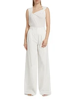 Alya Asymmetric Draped Top