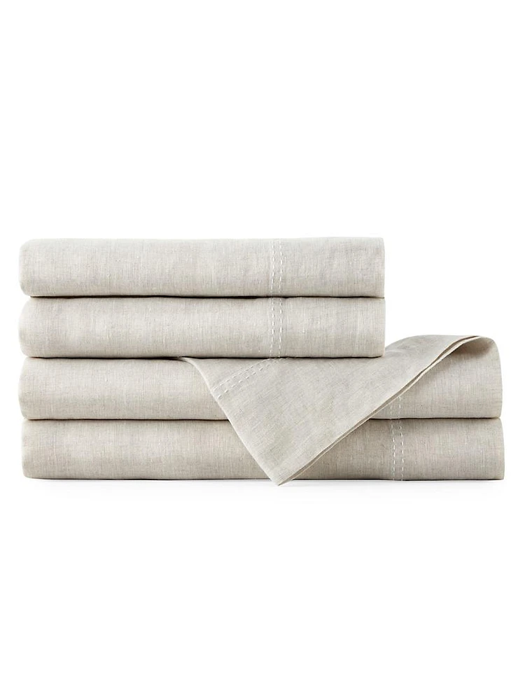 European Washed Linen Sheet Collection